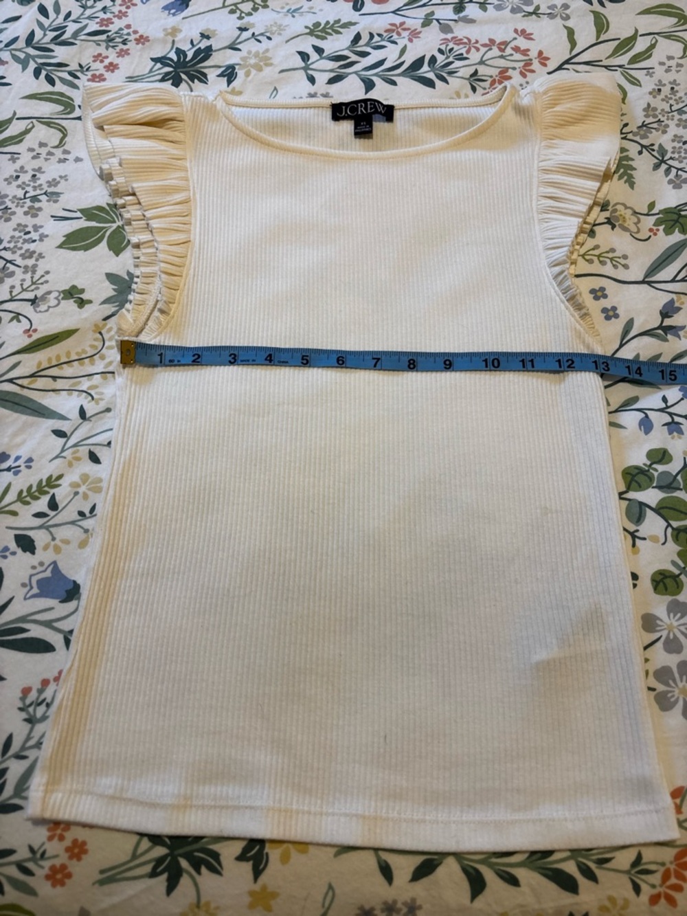 J crew flutter sleeve top